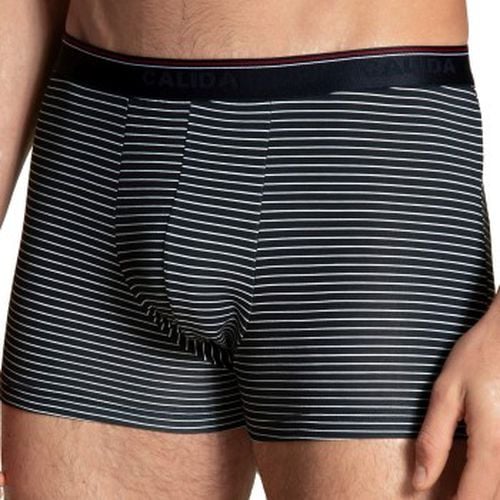 P Natural Benefit Boxer Marine/Rot Baumwolle Large Herren - Calida - Modalova