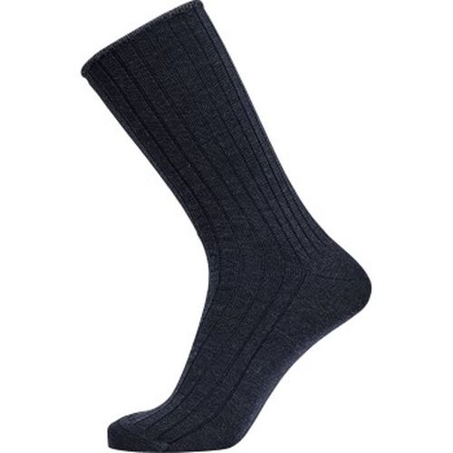 Wool No Elastic Rib Socks Marine Gr 45/48 - Egtved - Modalova
