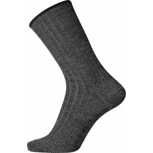 Wool No Elastic Rib Socks Dunkelgrau Gr 45/48 - Egtved - Modalova