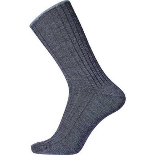 Wool No Elastic Rib Socks Blau Gr 45/48 - Egtved - Modalova