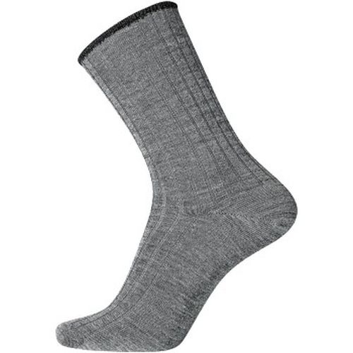 Wool No Elastic Rib Socks Stahlgrau Gr 45/48 - Egtved - Modalova