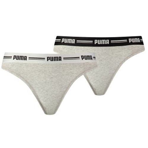 P Iconic Solid String Grau Medium Damen - Puma - Modalova