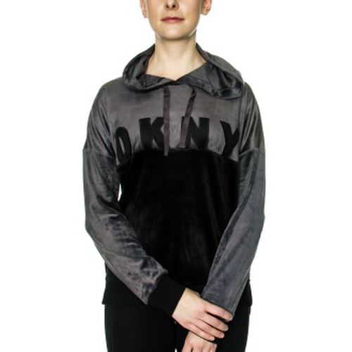 DKNY Modern Generation LS Top With Hood Schwarz Polyester Small Damen - DKNY Homewear - Modalova