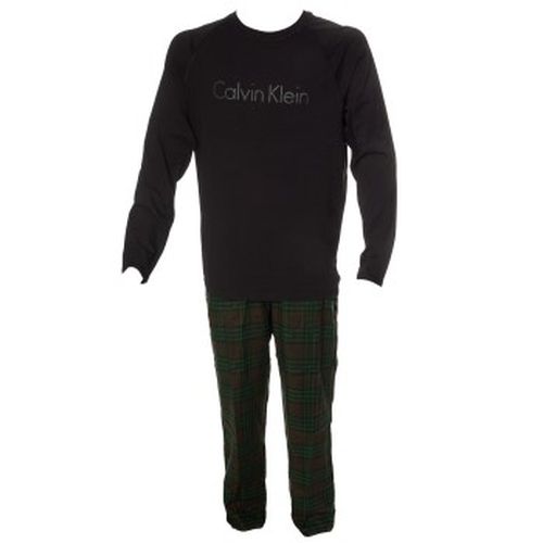 Holiday PJ Flannel LS Pant Set Schwarz/Grün Baumwolle X-Large Herren - Calvin Klein - Modalova