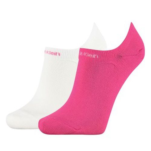 Calvin Klein 2P Leanne Coolmax Gripper Liner Socks Rosa/Weiß Strl 37/41 Damen - Calvin Klein Legwear - Modalova