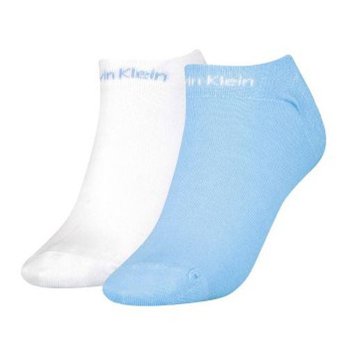 Calvin Klein 2P Leanne Coolmax Gripper Liner Socks Blau/Weiß One Size Damen - Calvin Klein Legwear - Modalova