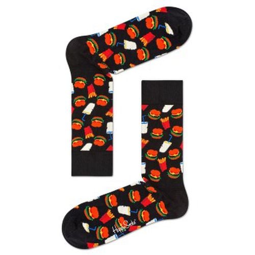 P Hamburger Sock Schwarz gemustert Baumwolle Gr 36/40 - Happy socks - Modalova