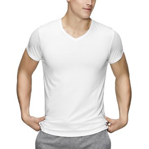 Bamboo Blend V-neck T-shirt Weiß Medium Herren - JBS of Denmark - Modalova