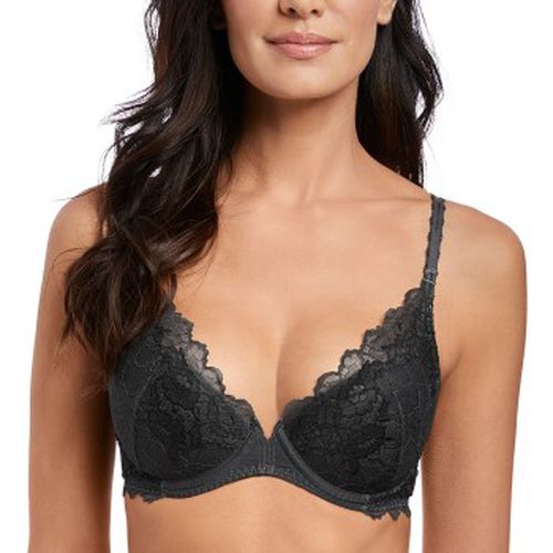 BH Lace Perfection Plunge Push Up Bra Schwarz C 75 Damen - Wacoal - Modalova