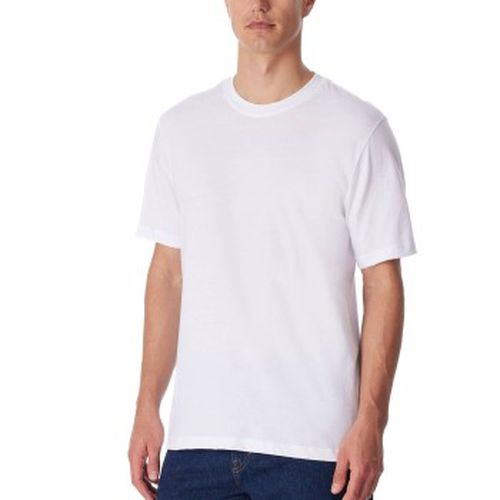 P Essentials American T-shirts Round Neck Weiß Baumwolle Small Herren - Schiesser - Modalova