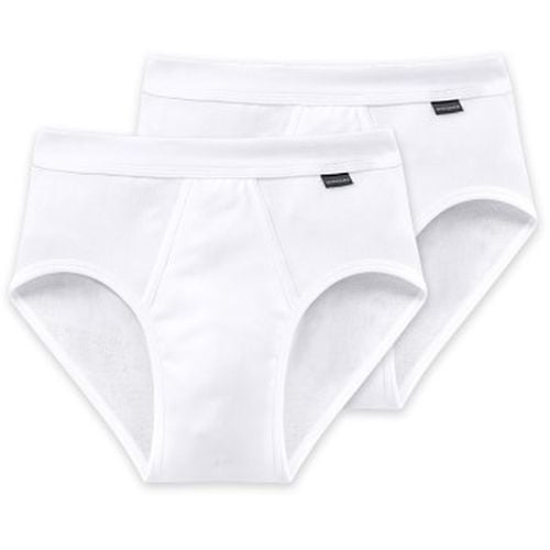 P Essentials Fine Rib Sports Briefs Weiß Baumwolle XX-Large Herren - Schiesser - Modalova