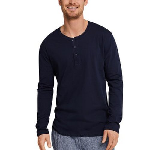 Mix and Relax Long Sleeve Shirt Button Dunkelblau Baumwolle Medium Herren - Schiesser - Modalova