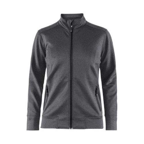 Noble Zip Jacket Women Dunkelgrau Polyester Medium Damen - Craft - Modalova