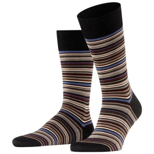 Falke Microblock Socks Schwarz gestreift Baumwolle Gr 41/42 Herren - Falke KGaA - Modalova