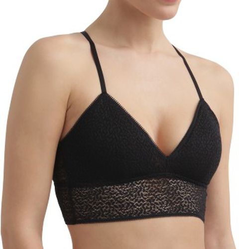 BH Modern Lace Racerback Longline Bralette Schwarz Nylon Small Damen - DKNY - Modalova