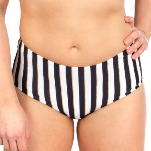 Belize Midi Bikini Brief Schwarz/Weiß Polyamid 38 Damen - Femilet - Modalova