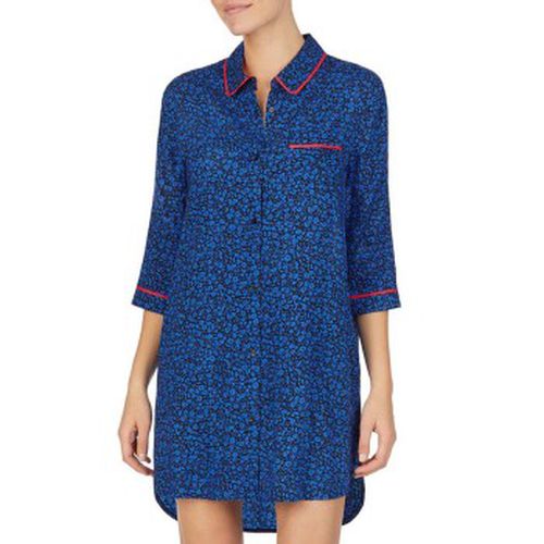 DKNY Color Theory Sleepshirt Blau Muster Viskose Small Damen - DKNY Homewear - Modalova