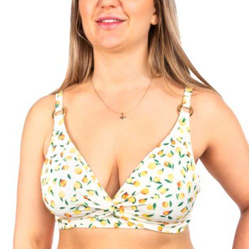 Lucca Bikini Top Gelb gemustert 38 Damen - Missya - Modalova