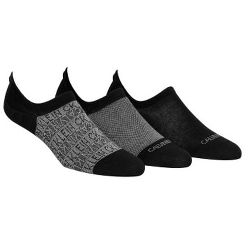 Calvin Klein 3P Troy Quarter Sock Schwarz/Grau Gr 40/46 Herren - Calvin Klein Legwear - Modalova
