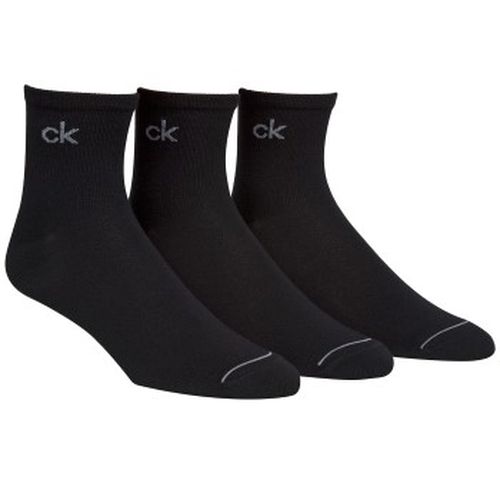 Calvin Klein 3P Nick Quarter Sock Schwarz Gr 40/46 Herren - Calvin Klein Legwear - Modalova