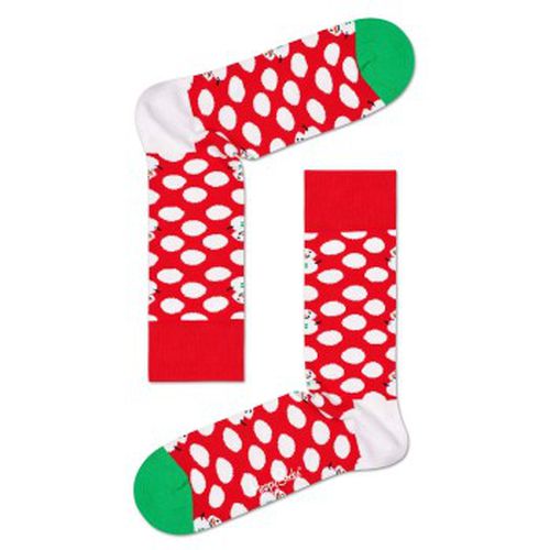P Big Dot Snowman Sock Rot Muster Baumwolle Gr 41/46 - Happy socks - Modalova