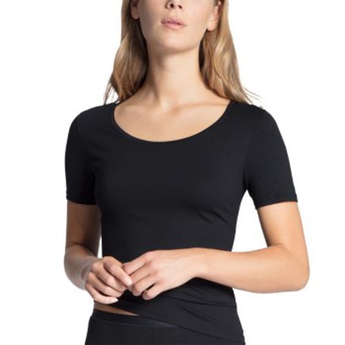 Natural Comfort T-shirt Schwarz Baumwolle Small Damen - Calida - Modalova