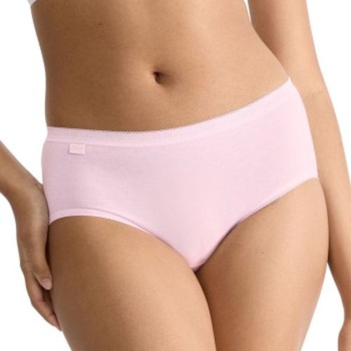 P Basic Plus Midi Color Weiß/Rosa Baumwolle 38 Damen - Sloggi - Modalova