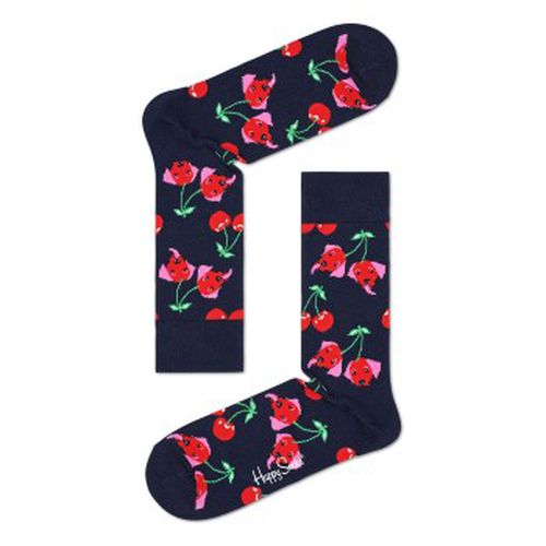 Cherry Dog Sock Marine gemustert Baumwolle Gr 41/46 - Happy socks - Modalova