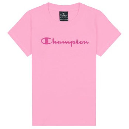 Classics Crewneck T-shirt For Girls Rosa Baumwolle 110-116 - Champion - Modalova