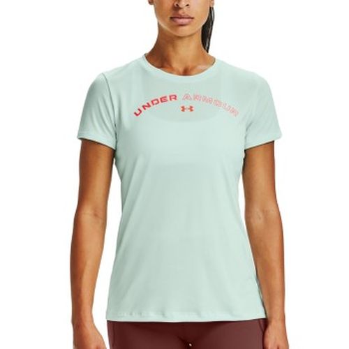 Tech Twist Print T-shirt Mintgrün Polyester Small Damen - Under Armour - Modalova