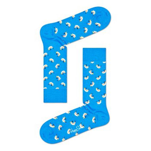Wool Hot Dog Dog Sock Blau Muster Gr 36/40 - Happy socks - Modalova
