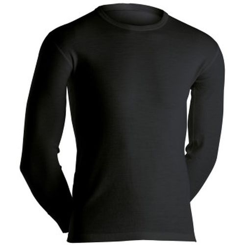 Long Sleeve Wool Crew Neck Schwarz Merinowolle Medium Herren - Dovre - Modalova