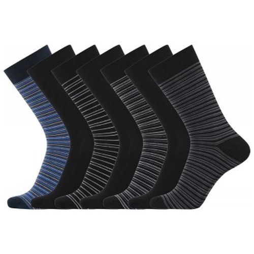 P Bamboo Socks Schwarz/Blau Gr 45/48 Herren - Dovre - Modalova