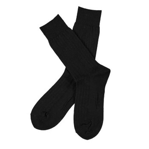 Men Wool Rib Socks Schwarz Gr 41/45 Herren - Topeco - Modalova