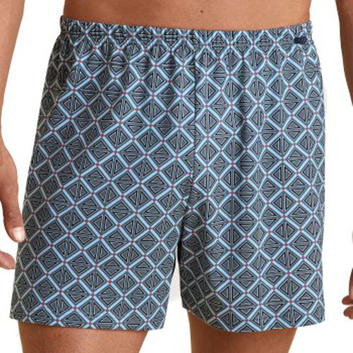 Prints Cotton Boxer Shorts Blau Muster Baumwolle Medium Herren - Calida - Modalova