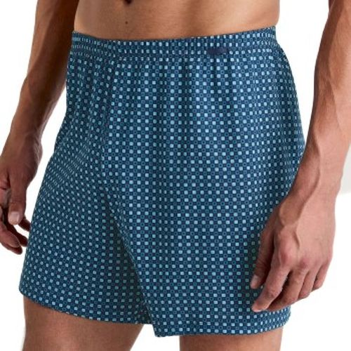 Prints Cotton Boxer Shorts Blau/Hellblau Baumwolle Medium Herren - Calida - Modalova