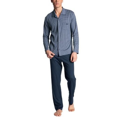 Relax Choice with Buttons Pyjama Blau Baumwolle Medium Herren - Calida - Modalova