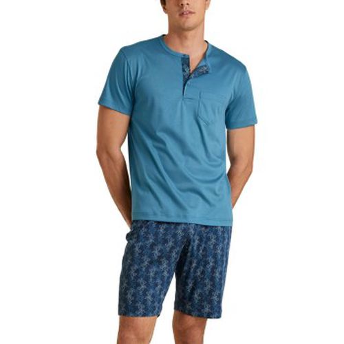 Relax Choice Short Pyjamas Marine/Blau Baumwolle Medium Herren - Calida - Modalova