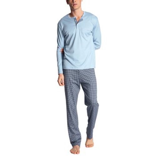 Relax Choice Long Sleeve Pyjama Hellblau Baumwolle Small Herren - Calida - Modalova