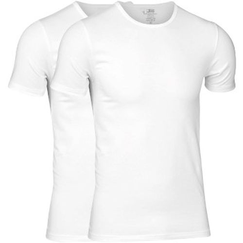 P Bamboo Crew Neck T-shirt Weiß Small Herren - JBS - Modalova