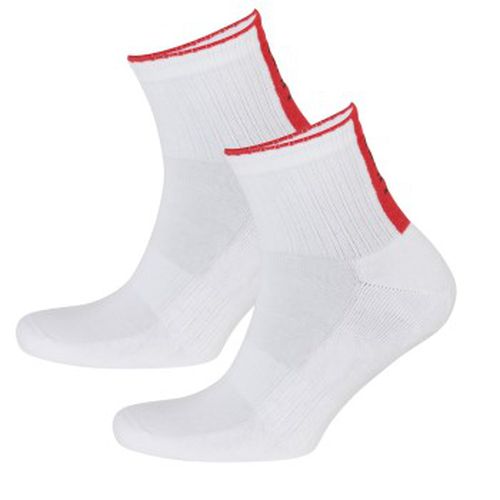 P Rib Logo Ankle Sock Weiß Gr 43/46 - HUGO - Modalova