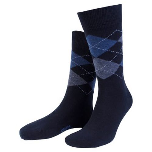 True Ankle Argyle Sock Marine/Blau Gr 39/42 Herren - Amanda Christensen - Modalova