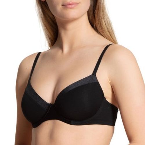 BH Cate Underwire Padded Bra Schwarz Baumwolle C 75 Damen - Calida - Modalova