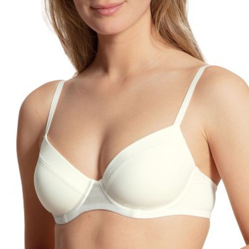 BH Cate Underwire Padded Bra Crème Baumwolle B 80 Damen - Calida - Modalova