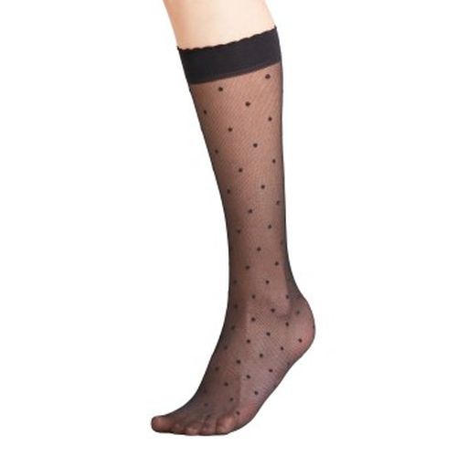 Falke Women Seasonal Dot Knee High 15 Den Schwarz Polyamid Gr 35/38 Damen - Falke KGaA - Modalova