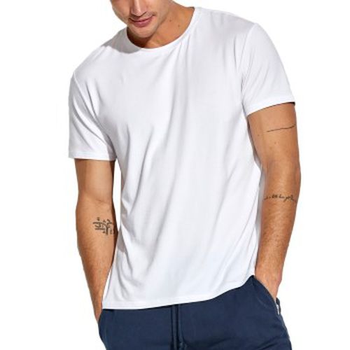 Base Bamboo Tee Weiß Large Herren - Panos Emporio - Modalova