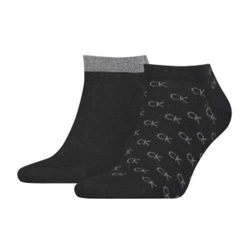 Calvin Klein 2P Eduardo All Over Sneaker Sock Schwarz Gr 39/42 Herren - Calvin Klein Legwear - Modalova