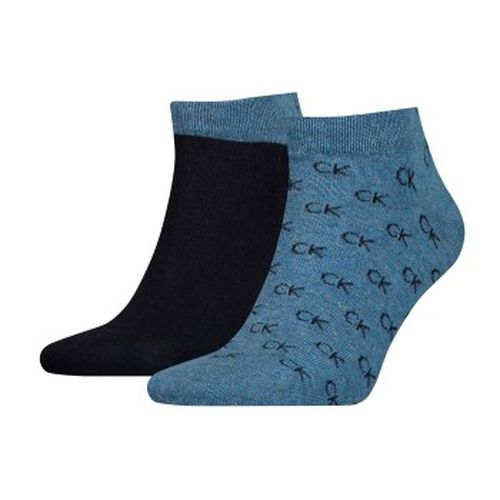 Calvin Klein 2P Eduardo All Over Sneaker Sock Jeansblau Gr 39/42 Herren - Calvin Klein Legwear - Modalova