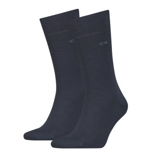 Calvin Klein 2P Carter Casual Flat Knit Sock Marine Gr 39/42 Herren - Calvin Klein Legwear - Modalova