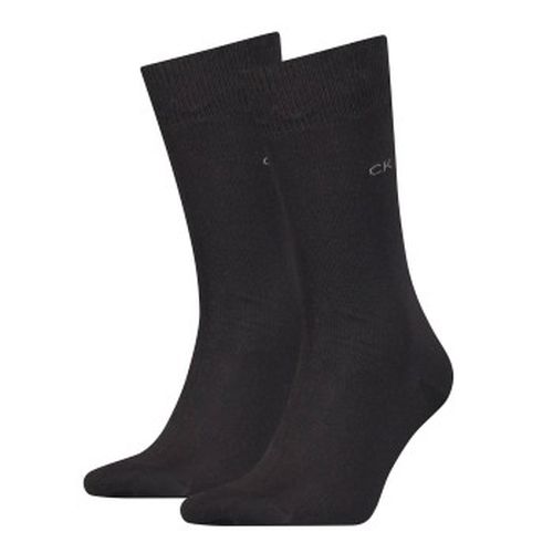 Calvin Klein 2P Carter Casual Flat Knit Sock Schwarz Gr 39/42 Herren - Calvin Klein Legwear - Modalova